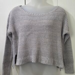 Victoria’s Secret Grey/beige Oversized Sweater Medium Knit Fall Neutral